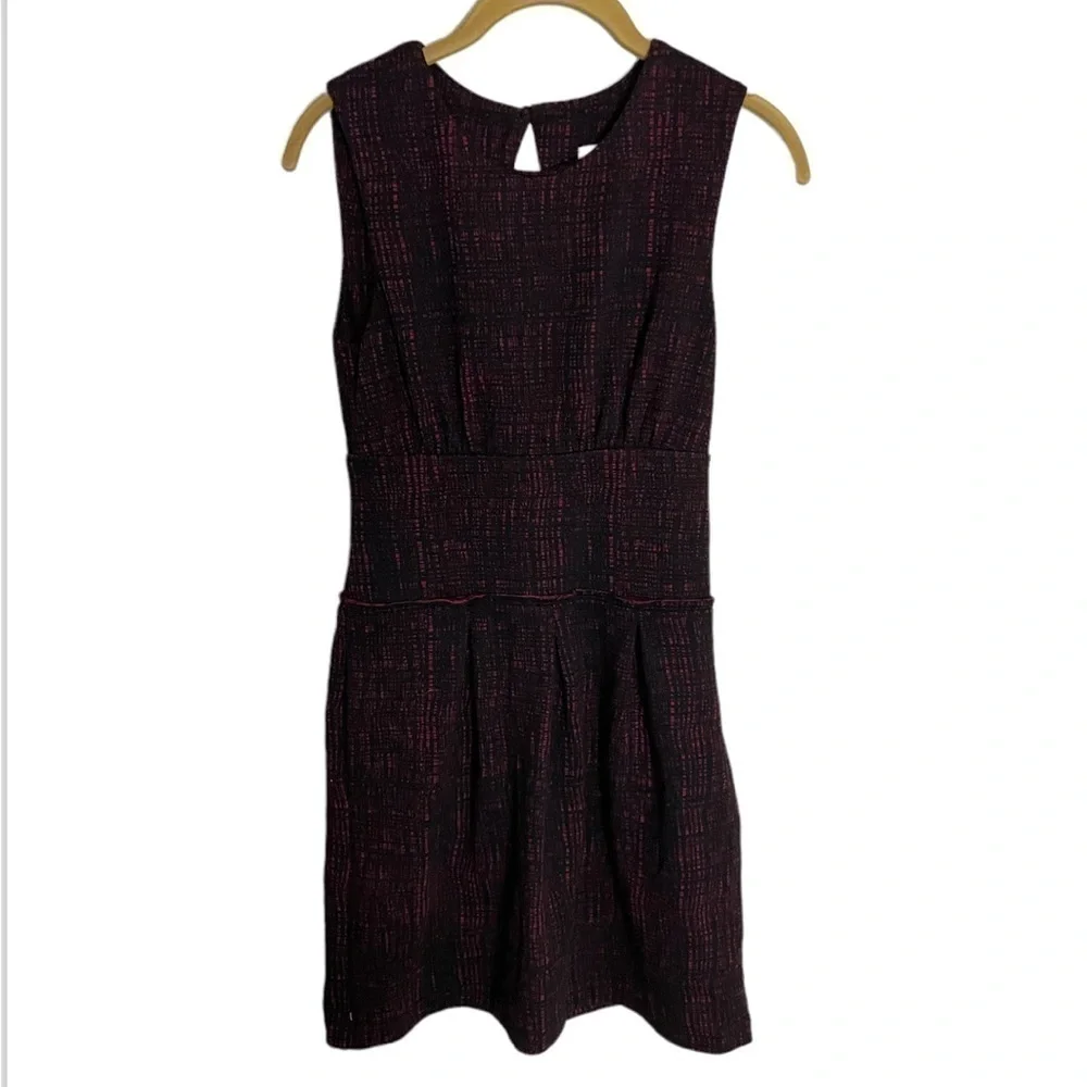 Anthropologie Weston Wear Red Black Workwear Dress XS
